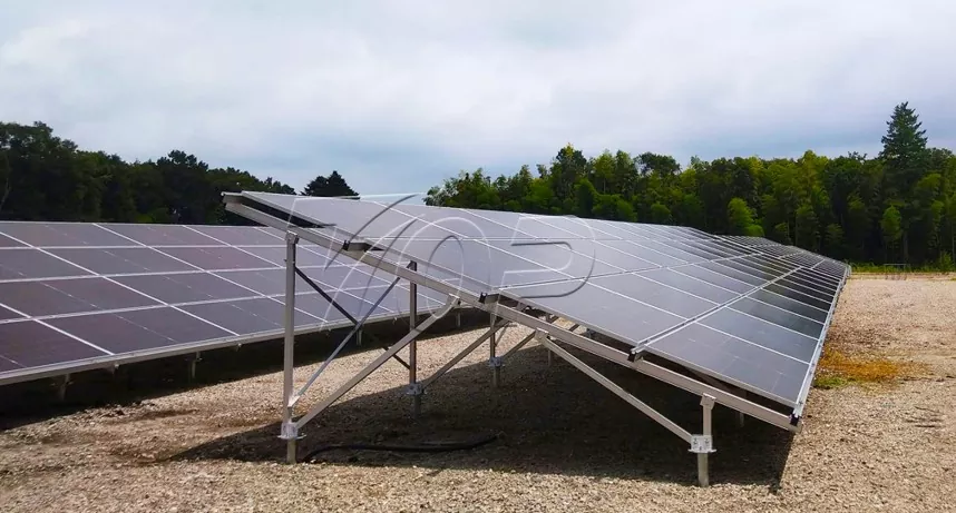 Solar Panel Aluminum Ground Mounting Racking System